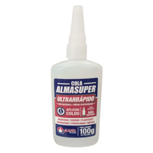 Cola Adesivo Instantâneo Alma Super Ultra Rápido 100g Almata Química